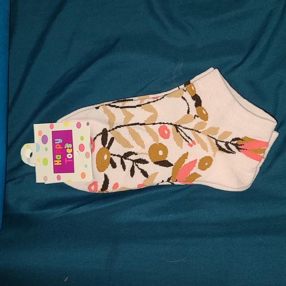 Happy Toes flower printed socks - Picture 1 of 1